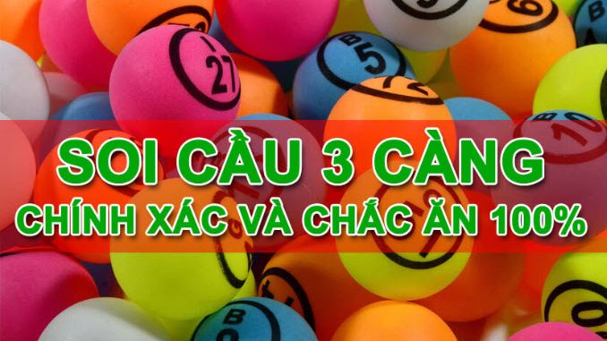 Khái niệm soi cầu online 3 càng VIP